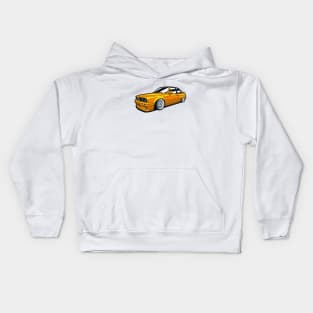 Orange E30 Classic Coupe Kids Hoodie